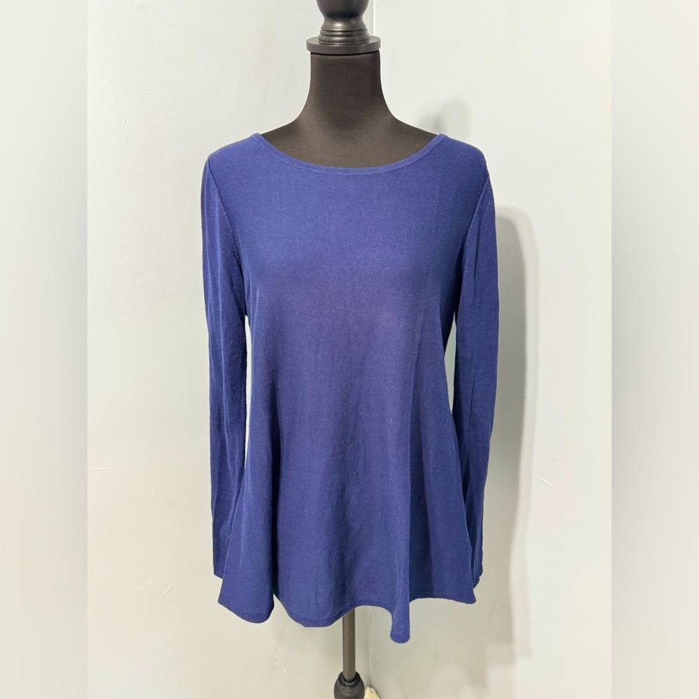 Lilly Pulitzer Coolmax Navy Blue Long Sleeve Tunic Women’s Size Large‎